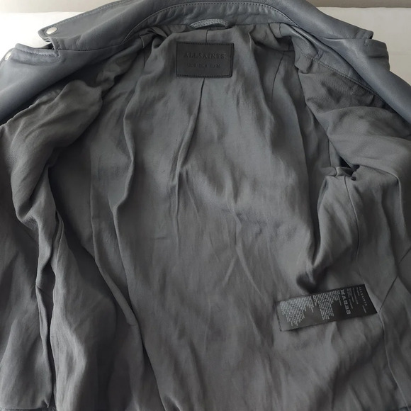 All Saints Balfern Biker Moto Jacket - Picture 6 of 12